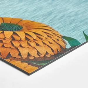 Geborsteld aluminium 3mm